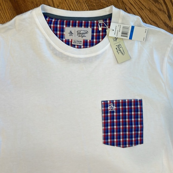 Men’s Penguin Brand Short Sleeve Shirt. Size XL. New With Tags. - Picture 4 of 9